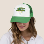 I Bleed Green 'n Gold Trucker Pet (In situ)