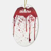 I Bleed Theater 1 Keramisch Ornament (Links)