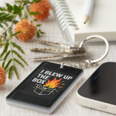 I blew up the box key chain sleutelhanger (Voorkant Rechts)