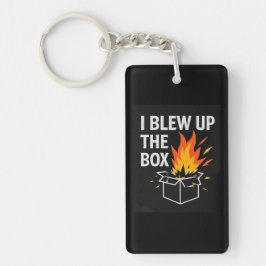 I blew up the box key chain sleutelhanger