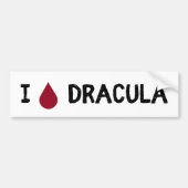 I [Bloeddruppel] Dracula Bumpersticker (Voorkant)
