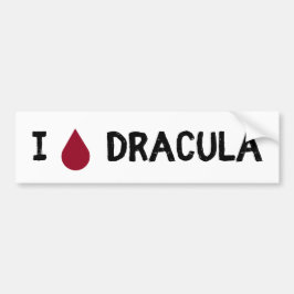 I [Bloeddruppel] Dracula Bumpersticker