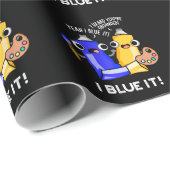 I Blue it Funny Artist Paint Donk BG Cadeaupapier (Rol Hoek)