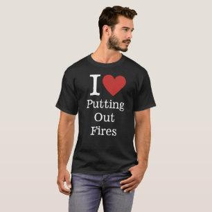 i ❤️ blussen van branden (brandweer) Mannen T-shirt
