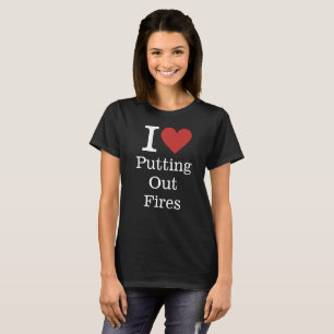 i ❤️ blussen van branden (brandweer) Mannen T-shirt