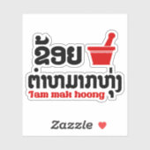 I Bok Bok (Love) Tam Mak Hoong Sticker (Vel)