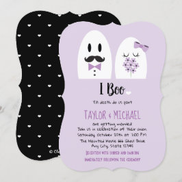 I Boo Halloween Wedding Invitations Kaart