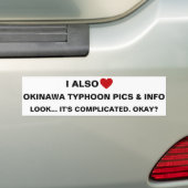 "I & Bookoo" Buddy Bumpersticker (Op auto)