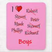 "I & Boys" Muismat (Voorkant)