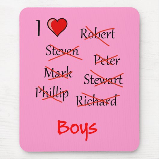 "I & Boys" Muismat (Voorkant)