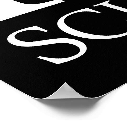 I Brain Science (I Know Science) (I Love Science) Poster (Hoek)