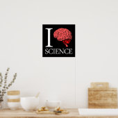 I Brain Science (I Know Science) (I Love Science) Poster (Keuken)