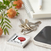 I Brain Science (I Know science) (I Love Science) Sleutelhanger (Zijkant)