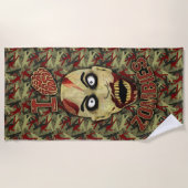 I Brain Zombies Strandlaken (Voorkant)