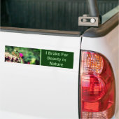 I Brake For Beauty Praying Mantis Nature Bumpersticker (Op Truck)