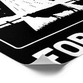 I Brake For Cows Funny Ufo Alien Abduction Consrac Poster (Hoek)