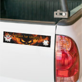 I Brake for Ghosts: een grappige Halloween Bumpersticker (Op Truck)