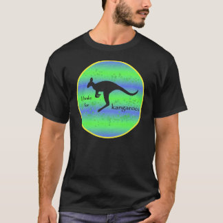 I Brake for Kangaroos mannen t-shirt