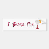 I Brake for Margaritas Bumpersticker (Voorkant)