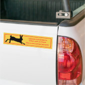 I Brake for Rabbits Bumpersticker (Op Truck)