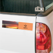 "I BRAKE FOR ZONSONDERGANGEN" BUMPERSTICKER (Op Truck)