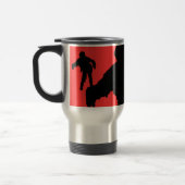 I Break voor Zombies Black Silhouettes Reisbeker (Links)