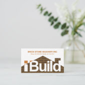 I Brickwork Home Handyman Contractor Visitekaartje (Staand voorkant)