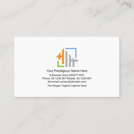 I Brickwork Home Handyman Contractor Visitekaartje (Achterkant)