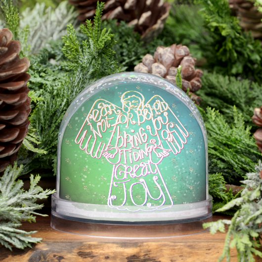 "I bring you tidings of great joy"Snow Globe Sneeuwbol (Winter)
