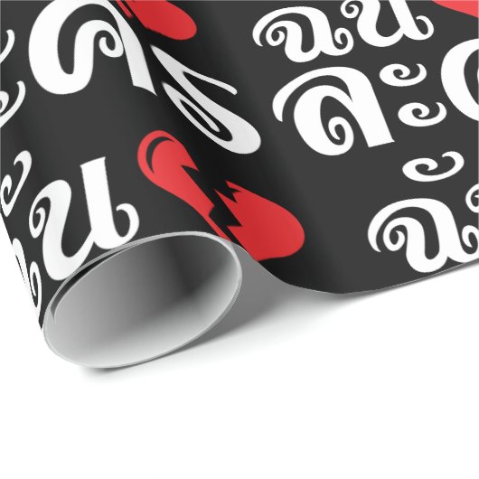 I Broken Heart (Love) Lakhon ĀThai Language Ā Cadeaupapier (Rol Hoek)