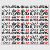 I Broken Heart (Love) Lakhon ĀThai Language Ā Cadeaupapier (Vlak)