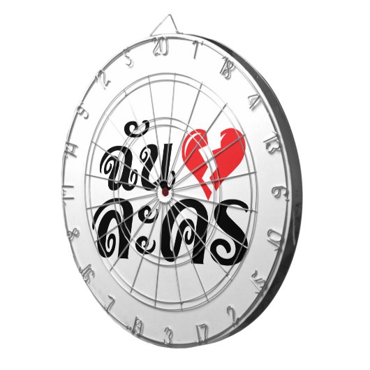 I Broken Heart (Love) Lakhon ĀThai Language Ā Dartbord (Voorkant Rechts)