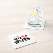 I Broken Heart (Love) Lakhon ĀThai Language Ā Kartonnen Onderzetters (Insitu)