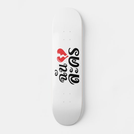I Broken Heart (Love) Lakhon ĀThai Language Ā Skateboard (Voorkant)