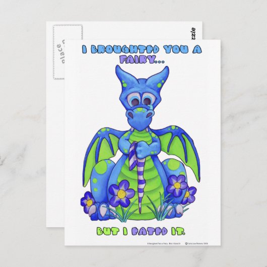 I Broughted u een Fee, maar I Eated het Briefkaart (Voorkant / Achterkant)