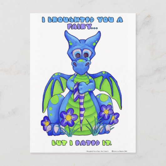 I Broughted u een Fee, maar I Eated het Briefkaart (Voorkant)