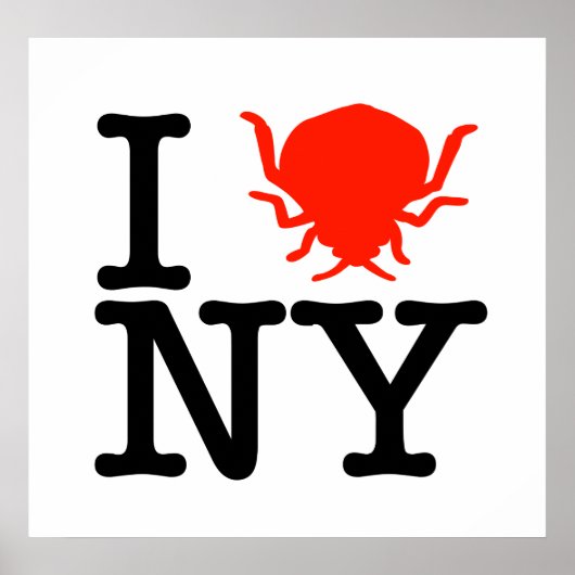 I Bug New York Poster (Voorkant)