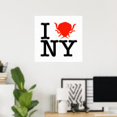 I Bug New York Poster (Thuiskantoor)