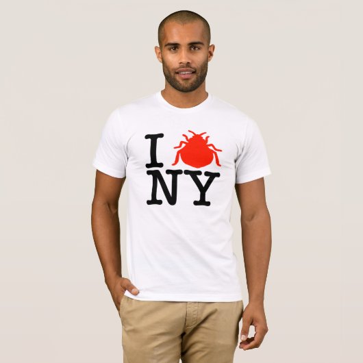 I Bug New York T-shirt (Voorkant volledig)