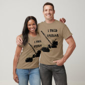 I BUILD AMERICA OPERATING ENGINEER CRANE BULLDOZER T-SHIRT (Unisex)