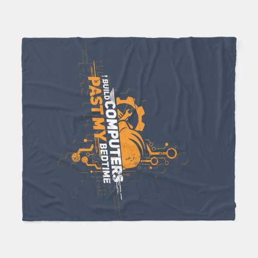 I Build Computers Engineer Geek Fleece Deken (Voorkant (Horizontaal))