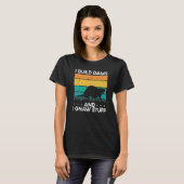 I Build Dams And I Gnaw Stuff Backprint Beaver T-shirt (Voorkant volledig)