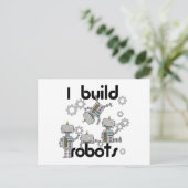 I Build Robots Briefkaart (Staand voorkant)