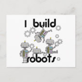 I Build Robots Briefkaart (Voorkant)