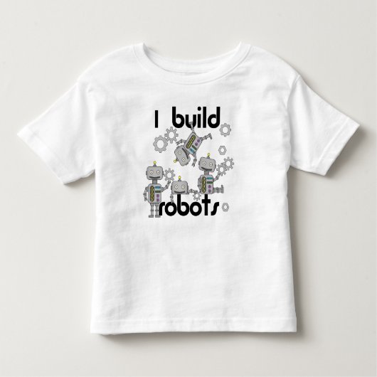 I Build Robots Kinder Shirts (Voorkant)