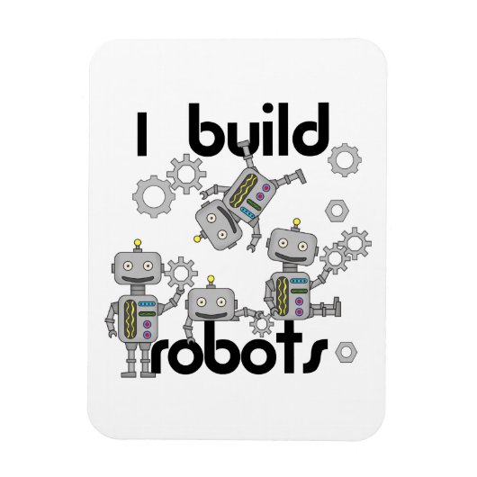 I Build Robots Magneet (Verticaal)