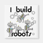 I Build Robots Magneet (Voorkant)