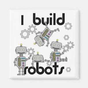 I Build Robots Magneet