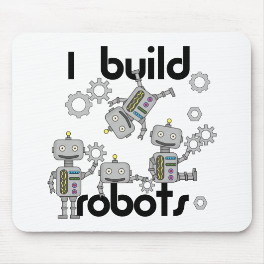 I Build Robots Muismat (Voorkant)