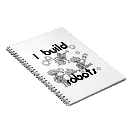 I Build Robots Notitieboek (Rechterzijde)